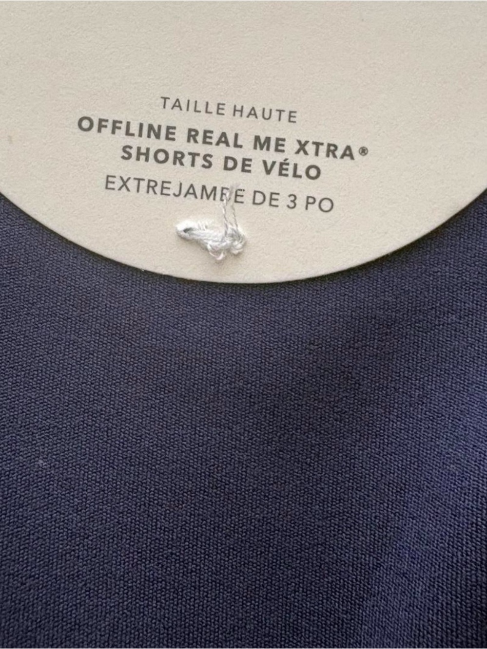 OFFLINE by Aerie Real Me Xtra High Rise 3” Bike Shorts Navy Medium - Picture 8 of 9